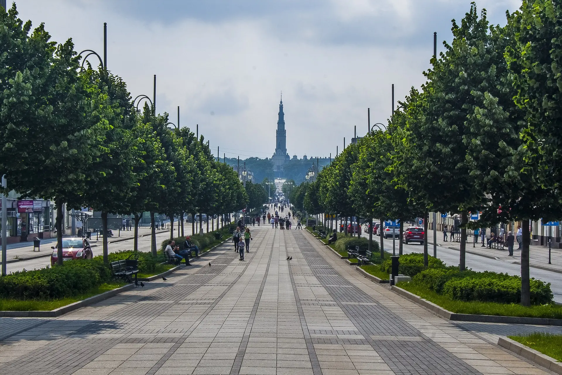 Widok klasztoru na Jasnej Górze